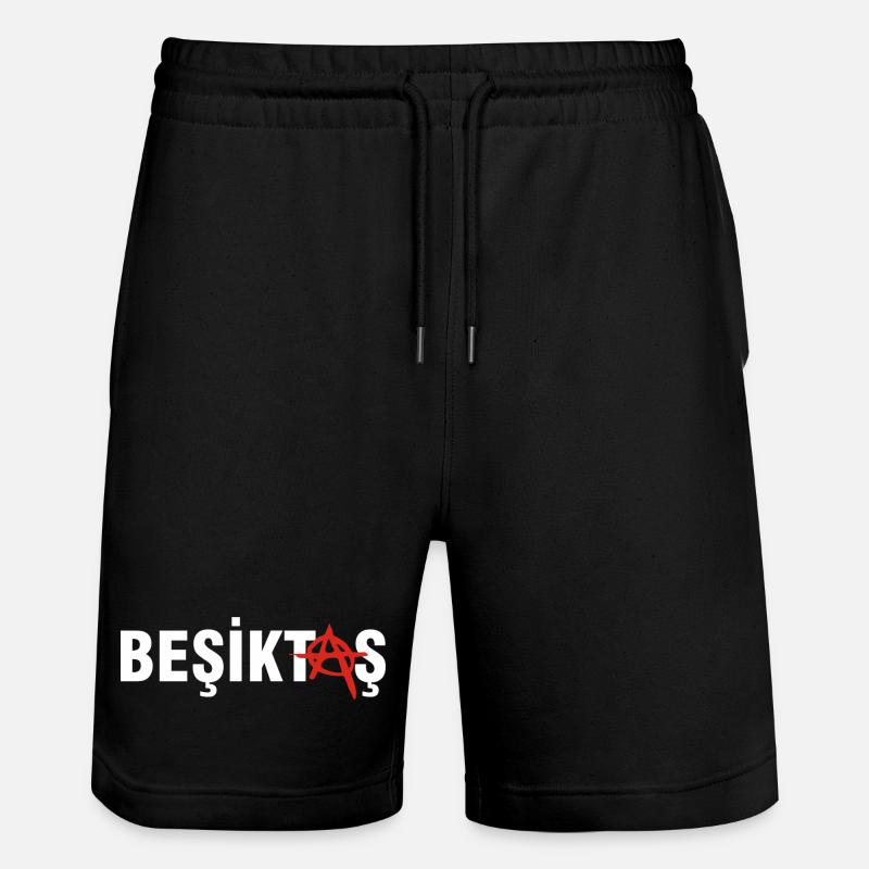 Beşiktaş Besiktas - Short de jogging bio TRAINER Stanley/Stella unisexe - noir
