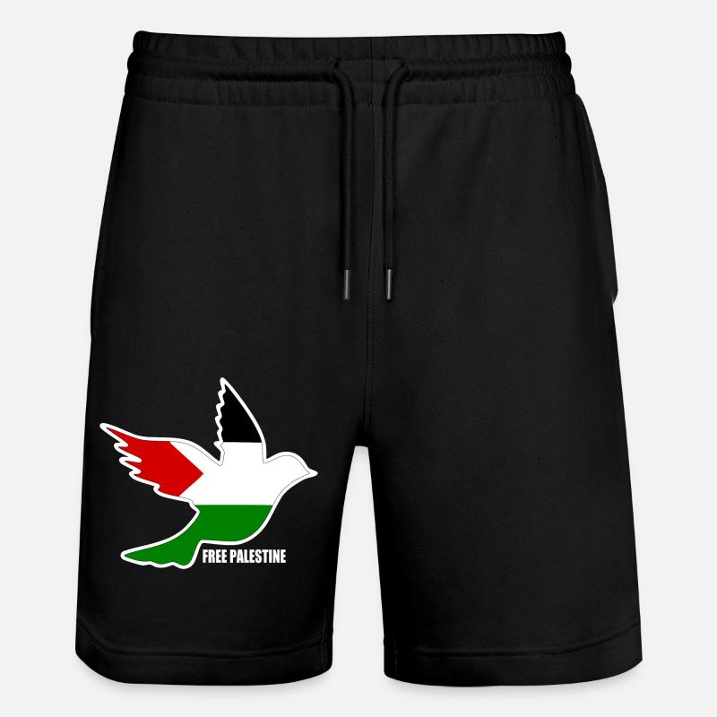 Free palestine - Short de jogging bio TRAINER Stanley/Stella unisexe - noir