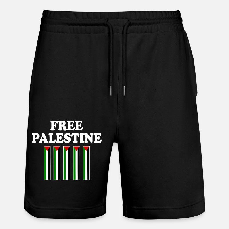 Free palestine - Short de jogging bio TRAINER Stanley/Stella unisexe - noir