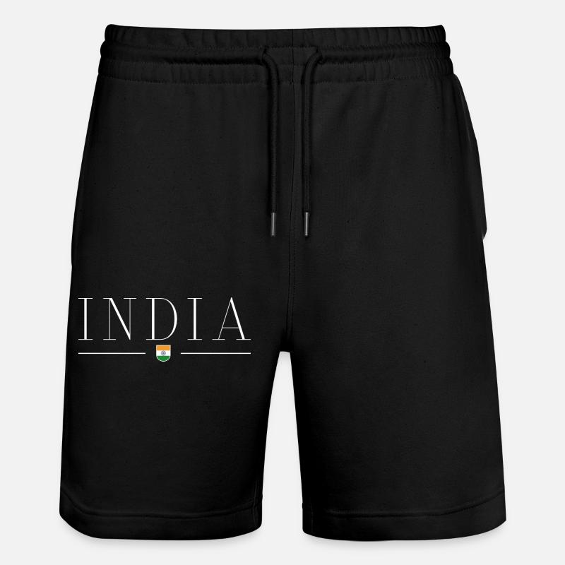 J’aime l’Inde - Short de jogging bio TRAINER Stanley/Stella unisexe - noir