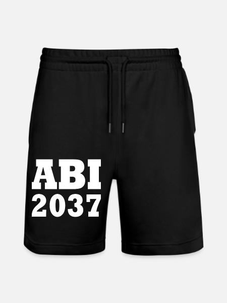Abi 2037 - Stanley/Stella Unisex Bio Joggingshorts Trainer - Schwarz