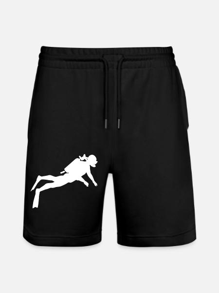 Plongeur en mer - Short de jogging bio TRAINER Stanley/Stella unisexe - noir