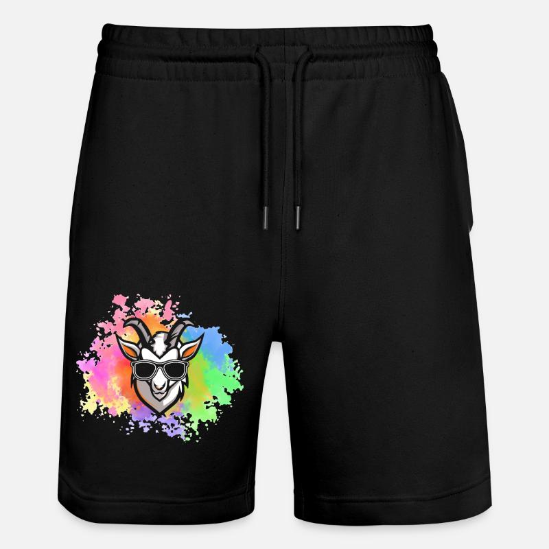 Chèvres - Short de jogging bio TRAINER Stanley/Stella unisexe - noir