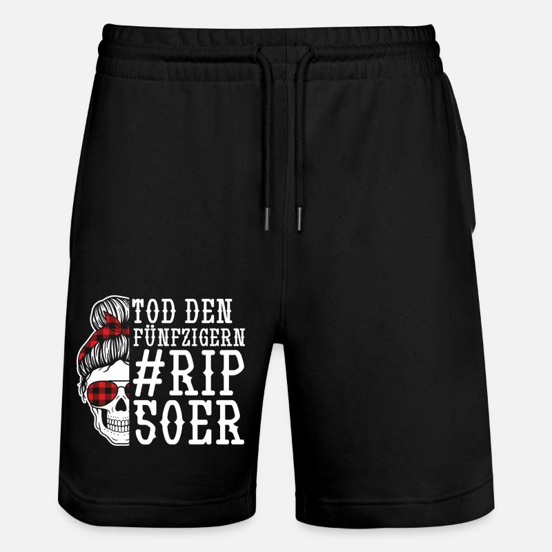 Anniversaire 60 ans - Short de jogging bio TRAINER Stanley/Stella unisexe - noir