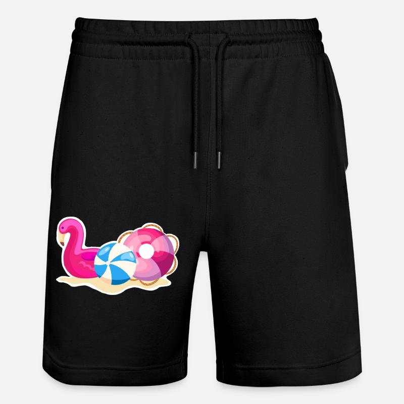 Jouets de plage - Short de jogging bio TRAINER Stanley/Stella unisexe - noir