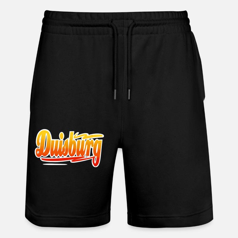 Duisburg - Stanley/Stella Unisex Bio Joggingshorts Trainer  - Schwarz