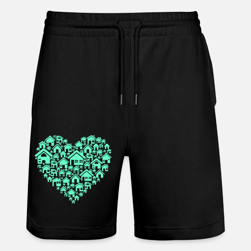 L’amour de la maison - Short de jogging bio TRAINER Stanley/Stella unisexe - noir