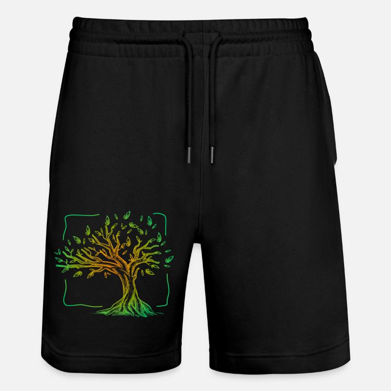 Arbre de vie - Short de jogging bio TRAINER Stanley/Stella unisexe - noir