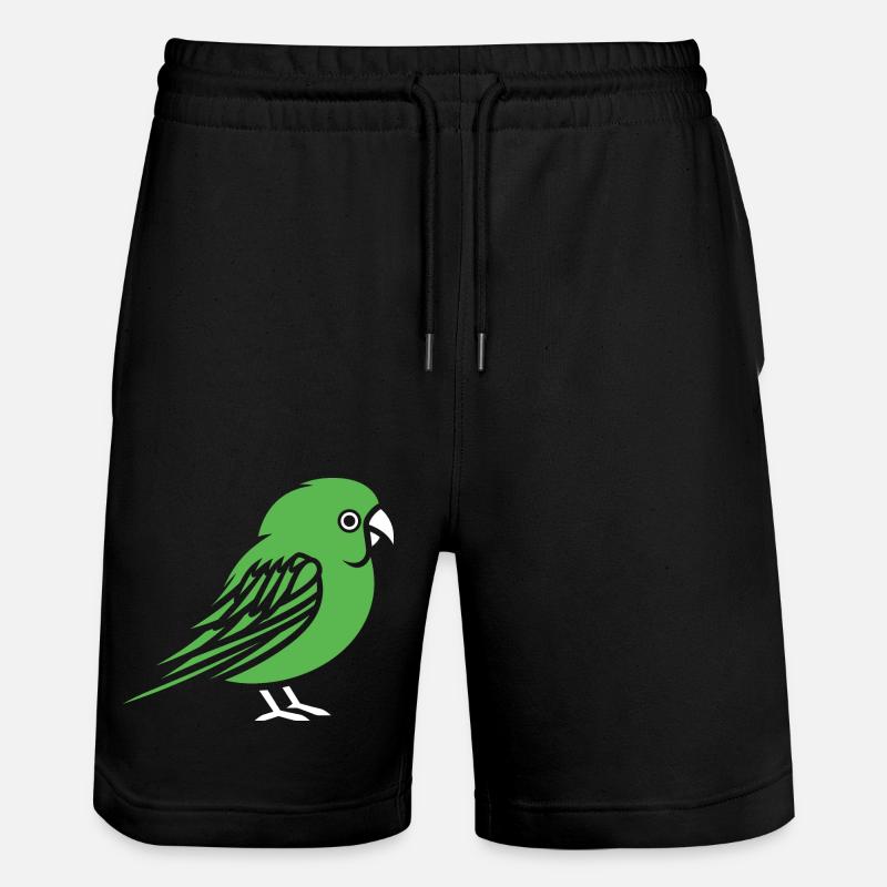 Mignonne petite perruche - Short de jogging bio TRAINER Stanley/Stella unisexe - noir