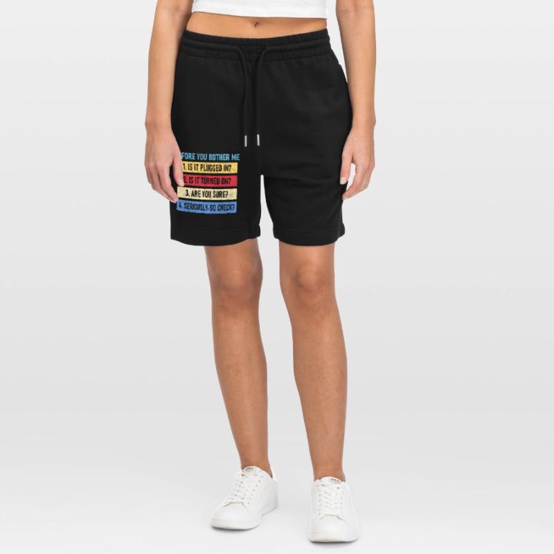 Computer Whisperer Tech Support Computer Stanley/Stella Unisex Bio Joggingshorts Trainer 
