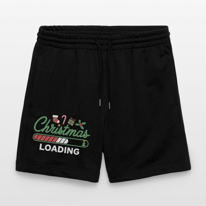 Christmas Loading Loading Bar Christmas Stanley/Stella Trainer Unisex Organic Jogging Shorts