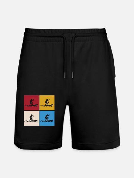 Stand Up Paddle SUP - Short de jogging bio TRAINER Stanley/Stella unisexe - noir