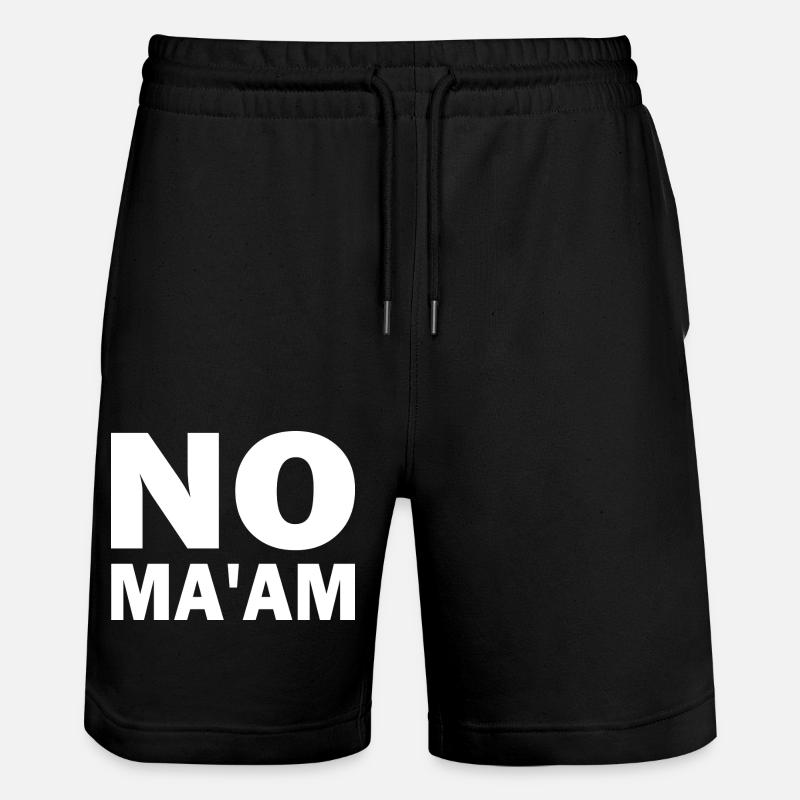 no ma'am - Short de jogging bio TRAINER Stanley/Stella unisexe - noir