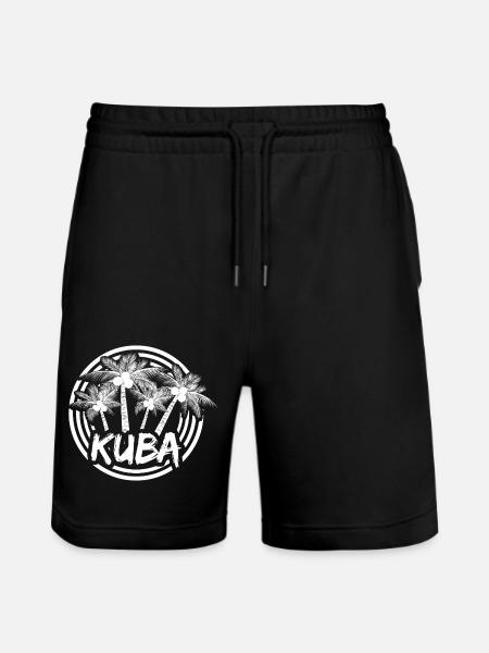 Cuba Holidays - Stanley/Stella Trainer Unisex Organic Jogging Shorts - black