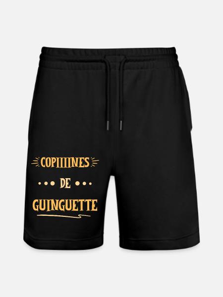 Copines De Guinguette - Short de jogging bio TRAINER Stanley/Stella unisexe - noir