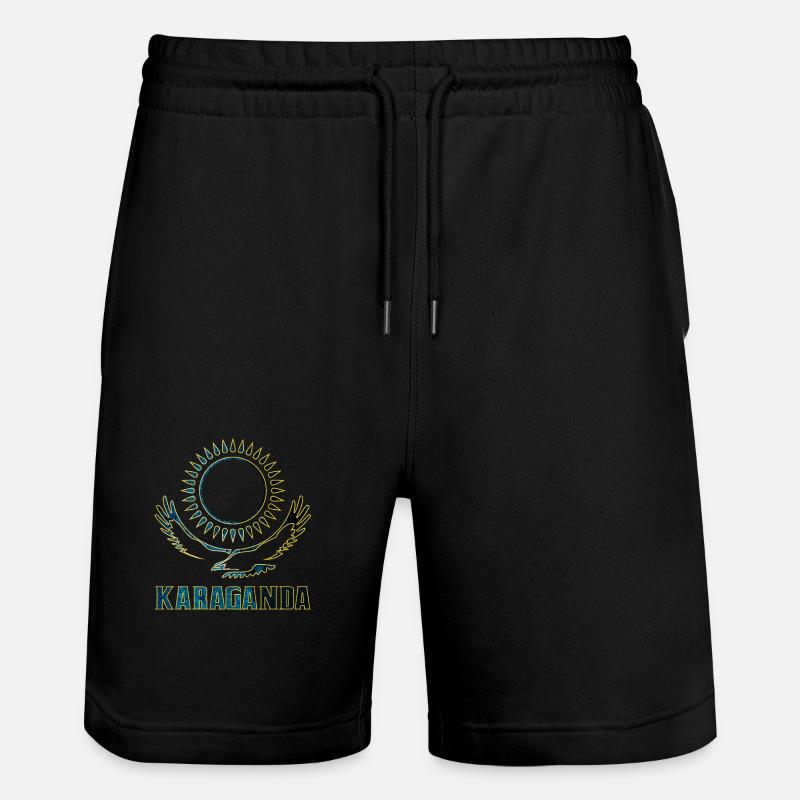 Cadeau Karaganda Kazakhstan - Short de jogging bio TRAINER Stanley/Stella unisexe - noir
