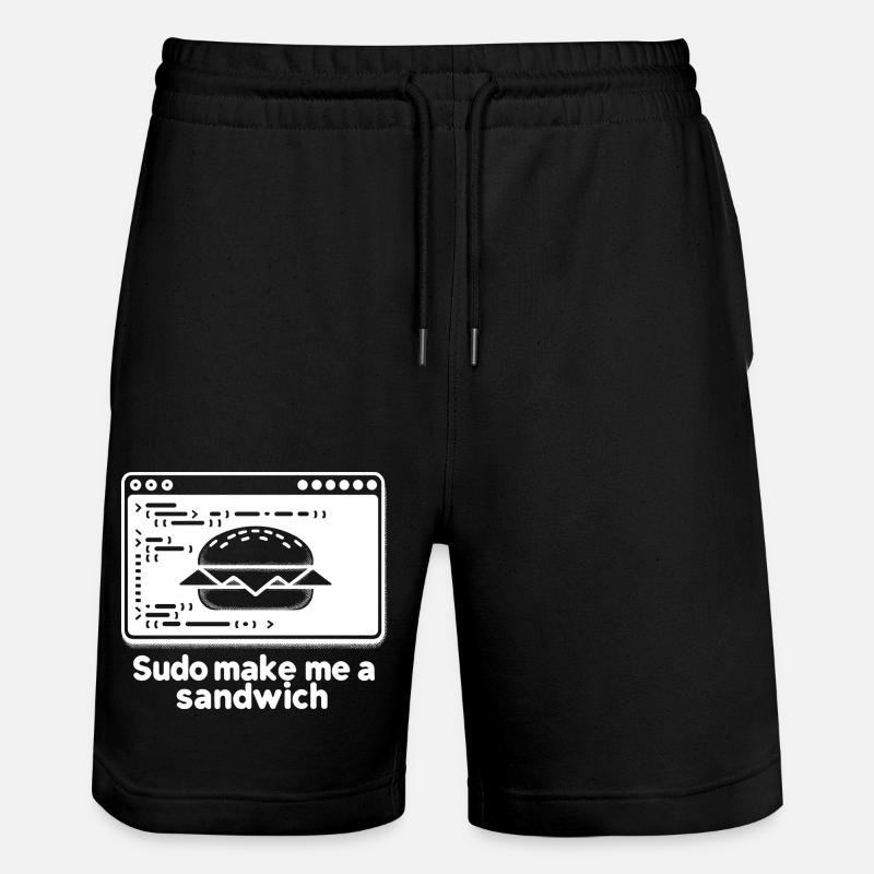 Sudo Fais-moi un sandwich - Short de jogging bio TRAINER Stanley/Stella unisexe - noir