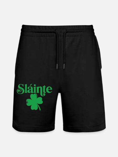 Sláinte - Stanley/Stella Unisex Bio Joggingshorts Trainer - Schwarz
