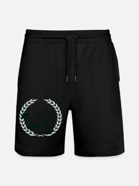 Jaguar Strong 1 - Stanley/Stella Trainer Unisex Organic Jogging Shorts - black