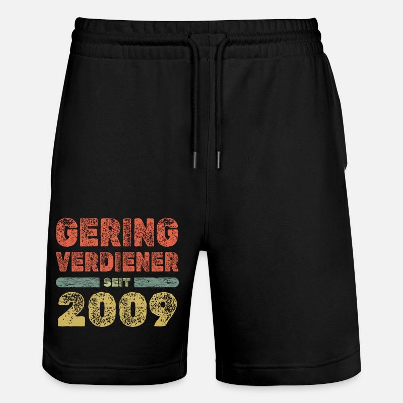 2009 - Short de jogging bio TRAINER Stanley/Stella unisexe - noir