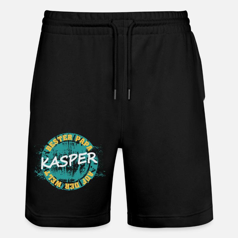 Kasper comme fête des pères - Short de jogging bio TRAINER Stanley/Stella unisexe - noir