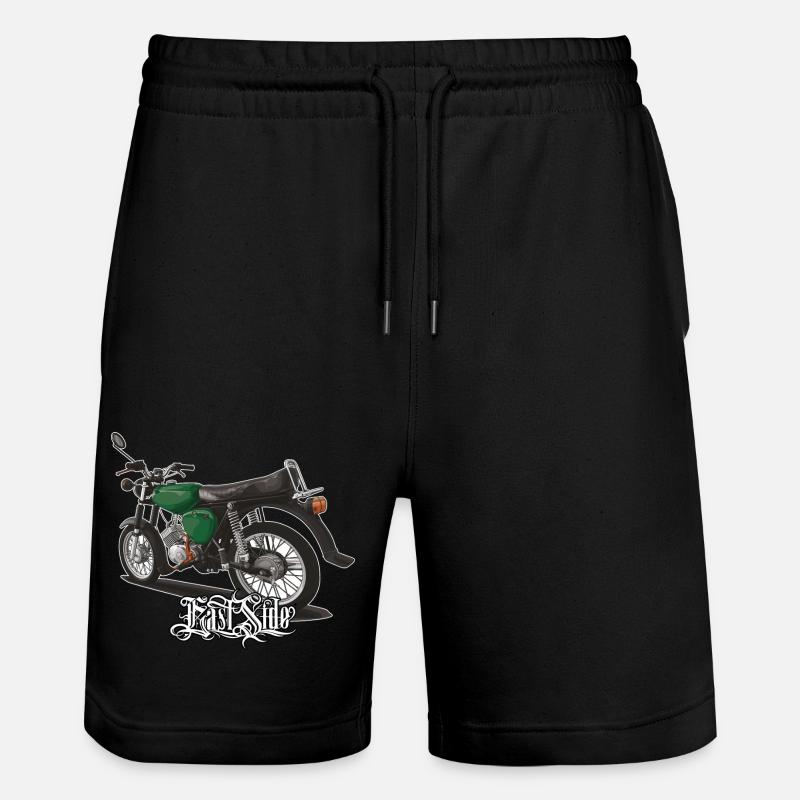 S51 (vert) // Illustration - Short de jogging bio TRAINER Stanley/Stella unisexe - noir