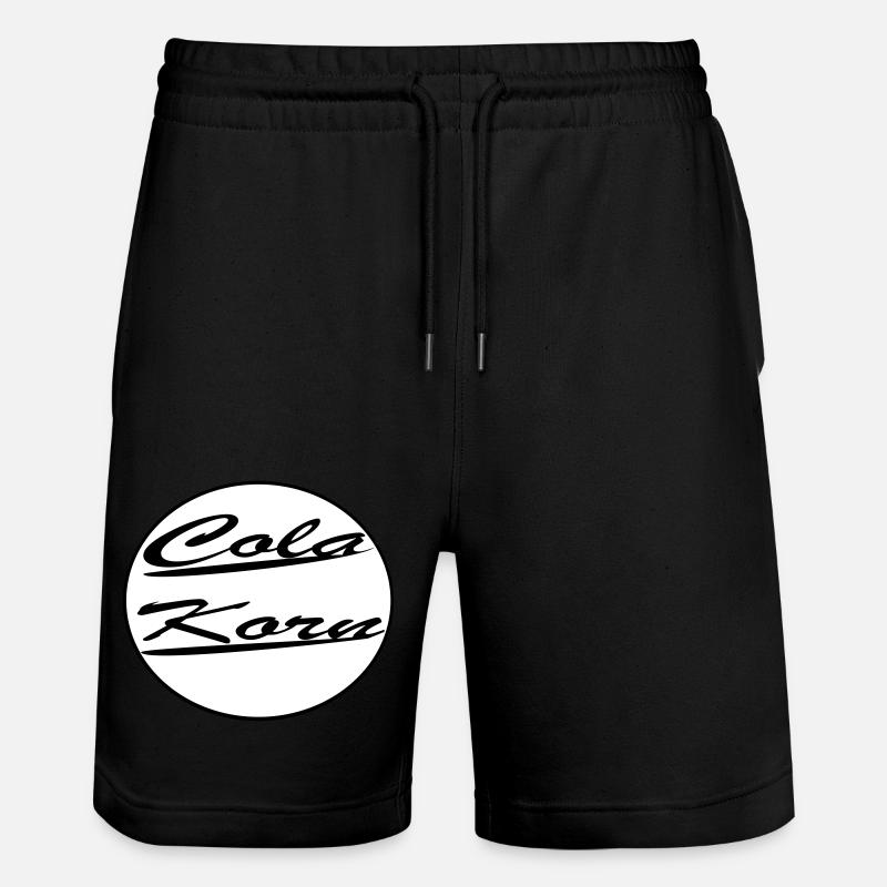 Cola Grain rond - Short de jogging bio TRAINER Stanley/Stella unisexe - noir