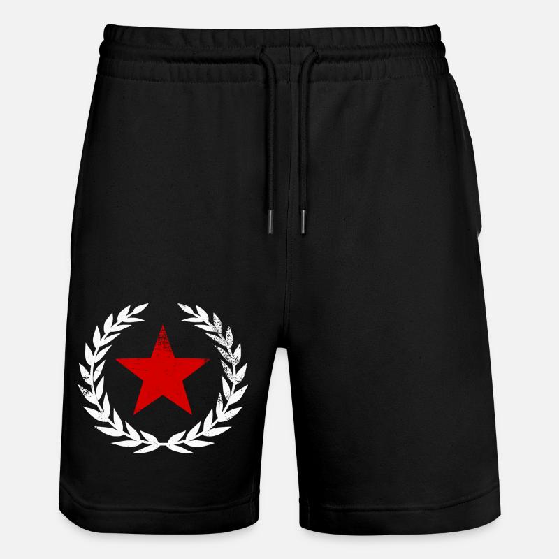 Étoile Rouge - Short de jogging bio TRAINER Stanley/Stella unisexe - noir