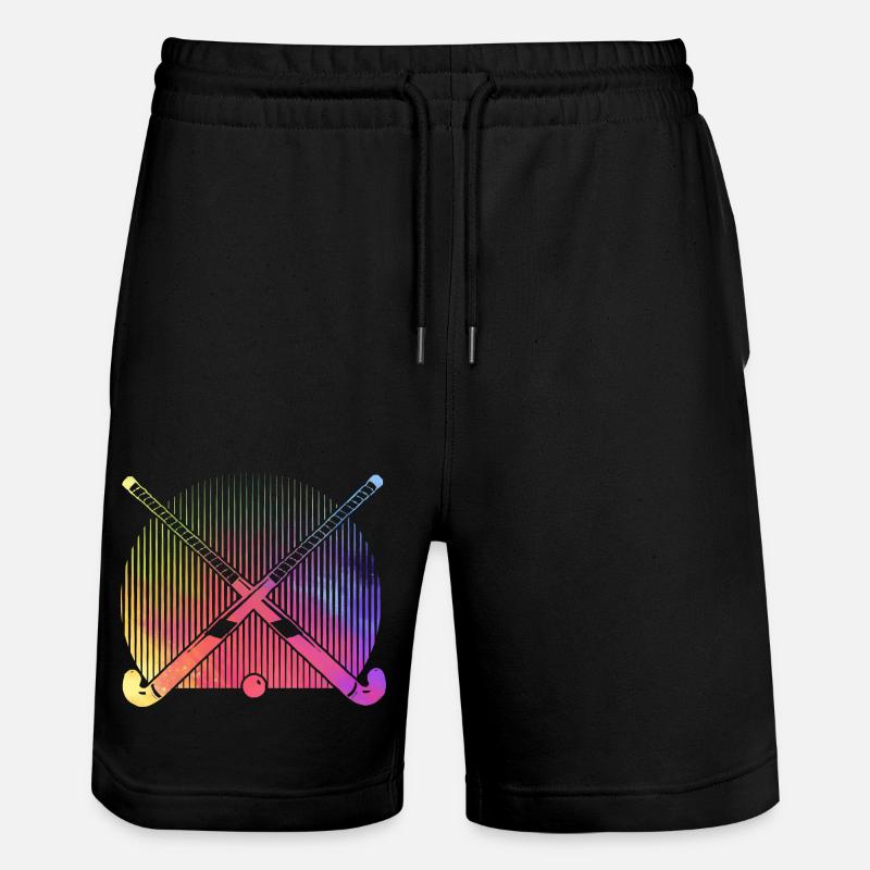 Hockey Rétro - Short de jogging bio TRAINER Stanley/Stella unisexe - noir