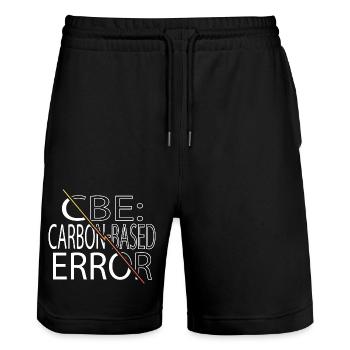 funny birthday present and free wifi - Stanley/Stella Unisex Bio Joggingshorts Trainer  - Schwarz - Vorne - Nik (191cm) & Marisol (170cm)