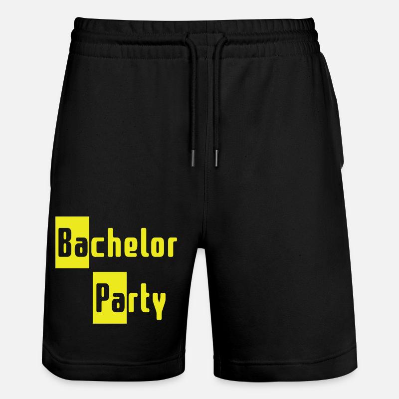 Bachelor Party - Stanley/Stella Unisex Bio Joggingshorts Trainer  - Schwarz