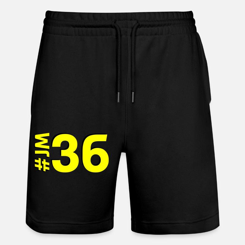 JM36 - Short de jogging bio TRAINER Stanley/Stella unisexe - noir