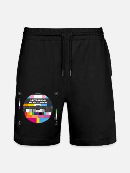 LOVE LOADING Please stand by. - Stanley/Stella Unisex Bio Joggingshorts Trainer  - Schwarz
