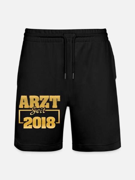 2018 - Stanley/Stella Unisex Bio Joggingshorts Trainer  - Schwarz