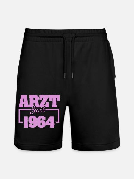 ENT 1964 - Stanley/Stella Trainer Unisex Organic Jogging Shorts - black