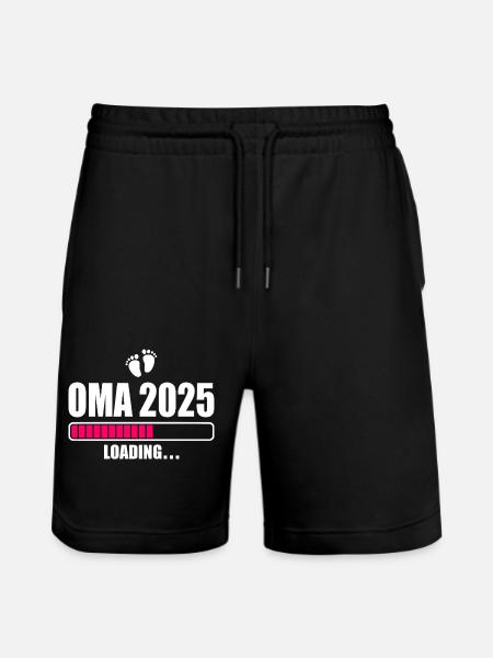 Oma 2025 - Stanley/Stella Unisex Bio Joggingshorts Trainer  - Schwarz