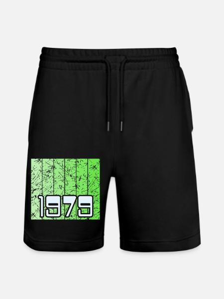 Vert 1979 - Short de jogging bio TRAINER Stanley/Stella unisexe - noir