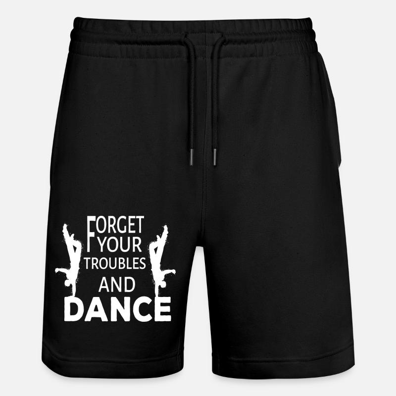 Dancing Dance Music - Stanley/Stella Unisex Bio Joggingshorts Trainer  - Schwarz