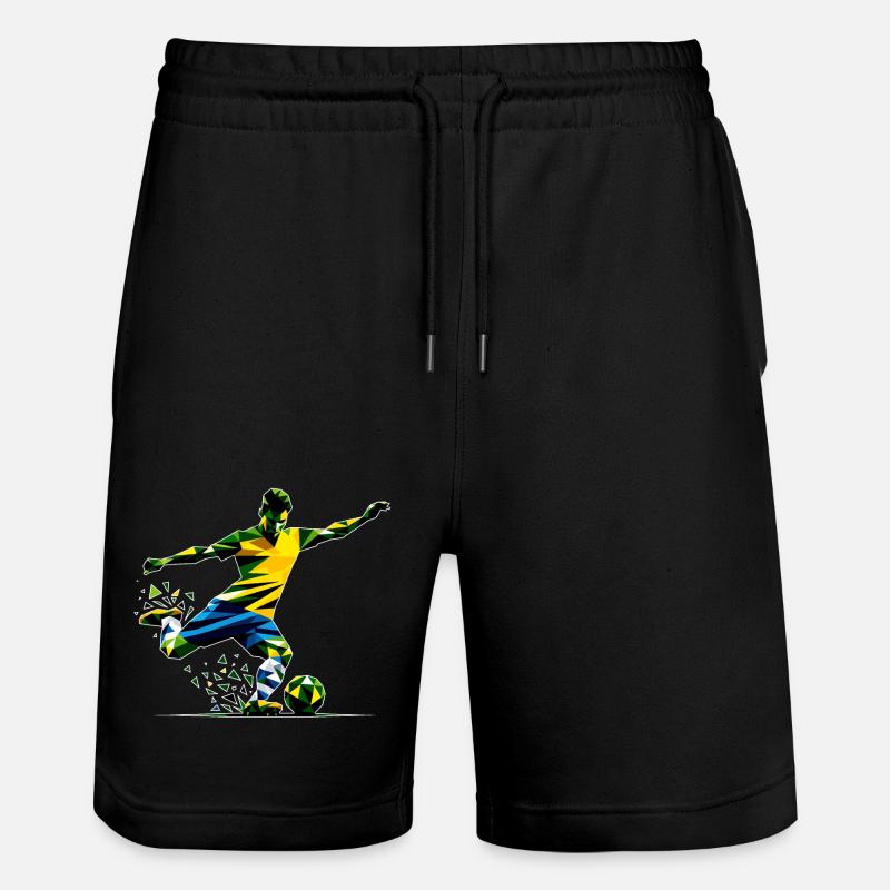 Football Brésil - Short de jogging bio TRAINER Stanley/Stella unisexe - noir