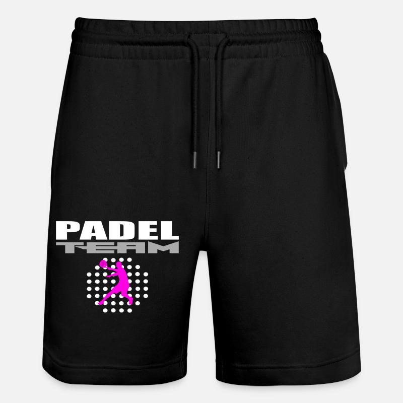 Padel Team - Stanley/Stella Trainer Unisex Organic Jogging Shorts - black