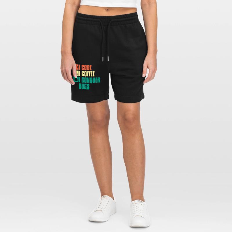 Kaffee-Codierung Programmierer Programmierer Entwickler Nerd Coff Stanley/Stella Unisex Bio Joggingshorts Trainer 