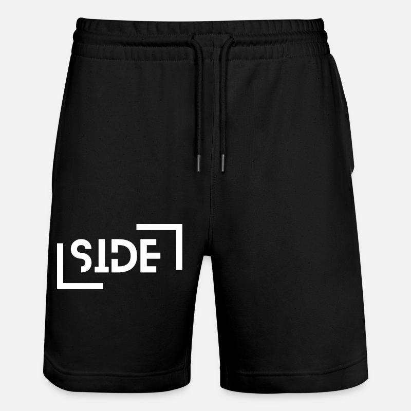 Side - Stanley/Stella Unisex Bio Joggingshorts Trainer  - Schwarz