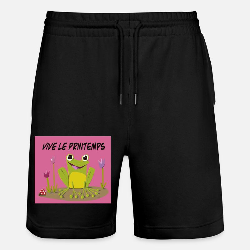 Vive le printemps - Short de jogging bio TRAINER Stanley/Stella unisexe - noir