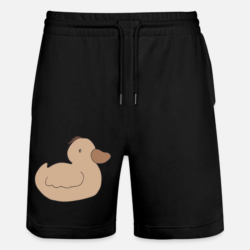 Teinte sépia caneton - Short de jogging bio TRAINER Stanley/Stella unisexe - noir