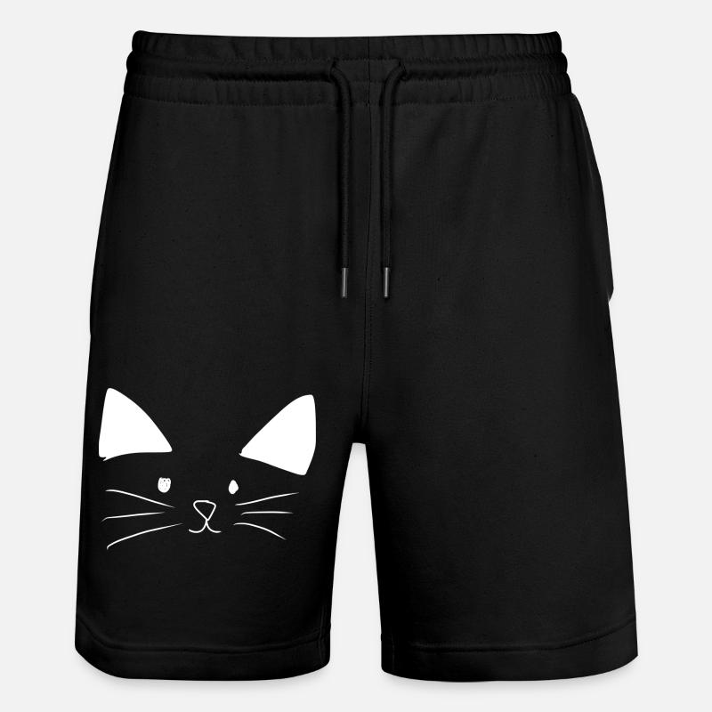 Chat, Animaux, Animal De Compagnie - Short de jogging bio TRAINER Stanley/Stella unisexe - noir