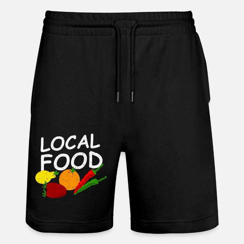Regional fruit and vegetables - Stanley/Stella Trainer Unisex Organic Jogging Shorts - black
