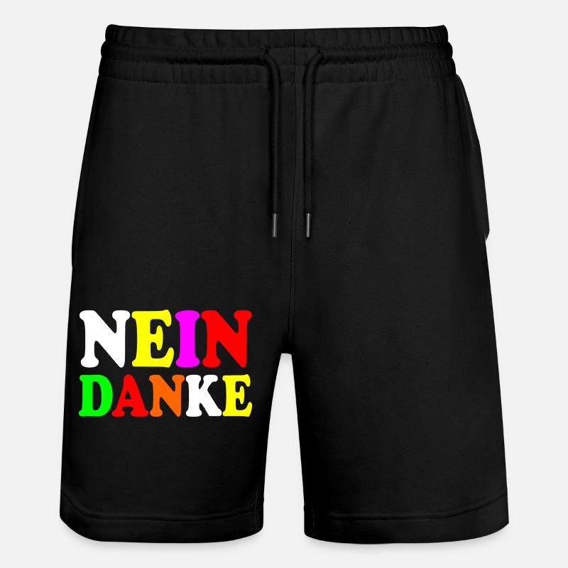 Non merci - Short de jogging bio TRAINER Stanley/Stella unisexe - noir