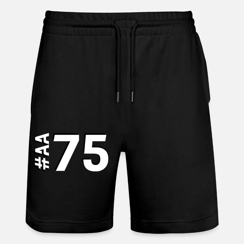 AA75 - Short de jogging bio TRAINER Stanley/Stella unisexe - noir