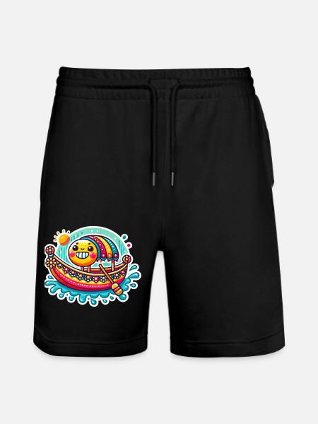 spreekahn - Stanley/Stella Trainer Unisex Organic Jogging Shorts - black