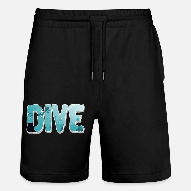 Plongeurs - Short de jogging bio TRAINER Stanley/Stella unisexe - noir